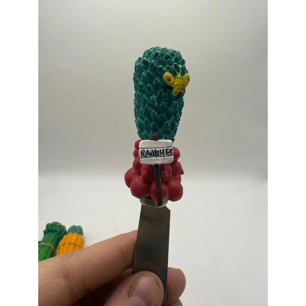Vintage Vegetable Butter Knife Set‎ – Whimsical Garden Spreader Knives